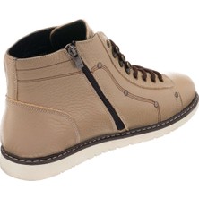 Costo Shoes  Vizon Termo Taban Büyük Numara Dana Derisi Rahat Geniş Kalıp Üst Kalite Erkek Bot
