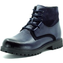 Costo Shoes 45 - 46 - 47 - 48 -49 - 50  YNS2002 Lacivert  Büyük Numara Dana Derisi Rahat Geniş Kalıp Erkek Bot