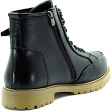 Costo Shoes  Numaralarda  Siyah Su Geçirmez Nubuk Özel Seri Büyük Numara Vip Bot. Rahat Geniş Kalıp Yeni Sezon