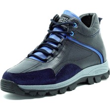 Costo Shoes 45,46,47,48,49,50 Numaralarda GG1406 Lacivert Trekking Taban Yeni Sezon Üst Kalite Büyük Numara Erkek Deri Bot
