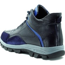 Costo Shoes 45,46,47,48,49,50 Numaralarda GG1406 Lacivert Trekking Taban Yeni Sezon Üst Kalite Büyük Numara Erkek Deri Bot