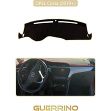 Opel Corsa (2019 + )Torpido Koruma Halısı Bej Kenar