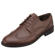 Costo Shoes 45,46,47,48,49,50 Numaralarda NR1958 Kahve Analin  Erkek Ayakkabısı