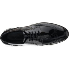 Costo Shoes NR1958 Siyah Rugan Erkek Ayakkabısı