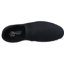 Costo Shoes AG1041-1 Lacivert Nubuk Yazlık Büyük Numara Dana Derisi Rahat Geniş Kalıp Erkekr Ayakkabı