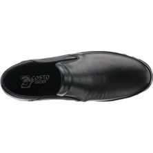Costo Shoes Costo Shoes Siyah Deri 4 Mevsim Büyük Numara Üst Kalite Erkek Ayakkabısı