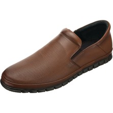 Costo Shoes 45,46,47,48,49,50 AG1041-1 Fındık Geniş Kalıp Deri Erkek Ayakkabısı