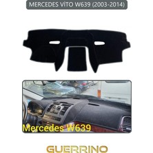 Mercedes Vito W639 2003-2014TORPİDO Koruma Halısı Gri Kenar