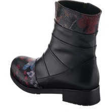 Costo Shoes NR1201 Çiçek Desenli Üst Kalite Rahat Kalıp Kauçuk Taban Büyük Numara Kadın Bot