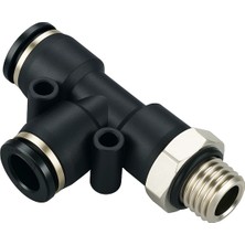 DPSTG06-02 Pnömatik Yan Bacak Te 1/4 - 6 (5'li Paket)