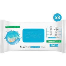 Sleepy Ocean Yüzey Temizlik Havlusu&Mendili Okyanus Esintisi 3x100 (300 Yaprak)