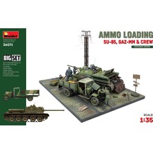 Miniart 36071 1:35 Mühimmat Yükleme (Su-85, Gaz-Mm & Mürettebat) Büyük Ser