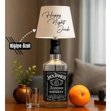 Bk Gift Kişiye Özel Mesajlı Kablosuz 3 Renkli LED Beyaz Şişe Lambası, Ev Hediyesi, Arkadaşa Hediye, Sevgiliye Hediye