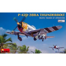 Miniart 48022 1:48 P-47D-28RE Thunderbolt  Pasifik Harekat Sahnesi. Basic Kit.