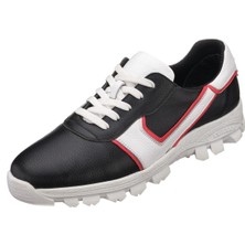 Costo Shoes JNS0128 Siyah Termo Taban  Büyük Numara Dana Derisi Rahat Geniş Kalıp Erkek Ayakkabı