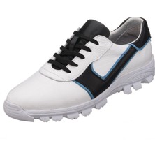 Costo Shoes JNS0128 Beyaz Termo Taban  Büyük Numara Dana Derisi Rahat Geniş Kalıp Erkek Ayakkabı