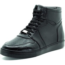 Costo Shoes Nk-B Siyah Deri Büyük Umnara Spor Bot Rahat Geniş Kalıp Özel Seri