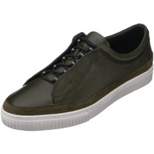Costo Shoes Kadir-03 Haki Deri Büyük Numara Erkek Spor Ayakkabısı Rahat Geniş Kalıp Şık
