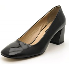 Costo Shoes 2018 Siyah Rugan Büyük Numara Kadın Ayakkabı