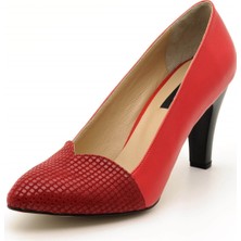 Costo Shoes 2023 Kırmızı Damla Büyük Numara Kadın Ayakkabıları