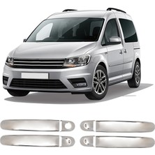 Brsplast Volkswagen Caddy Uyumlu 2016-2021 Krom Kapı Kolu 4 Kapı Paslanmaz Çelik
