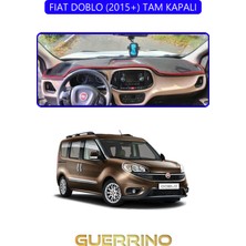 Fıat Doblo 2015+ Tam Kapalıtorpido Koruma Halısı Mavi Kenar