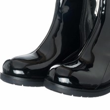 Costo Shoes K418 Siyah Rugan  Büyük Numara Kadın Bot