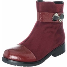 K101-1 Bordo Büyük Numara Özel Seri Kadın Botları