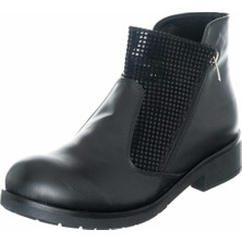Costo Shoes K505-2 Siyah Büyük Numara Kadın Botları