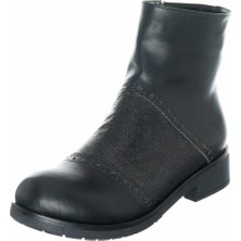 Costo Shoes K131-1 Siyah Büyük Numara Kadın Bot