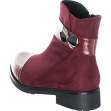 K101-1 Bordo Büyük Numara Özel Seri Kadın Botları