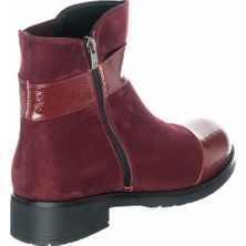 K101-1 Bordo Büyük Numara Özel Seri Kadın Botları
