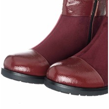 K101-1 Bordo Büyük Numara Özel Seri Kadın Botları
