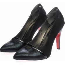 Costo Shoes 190333 Siyah Büyük Numara Kadın Ayakkabı