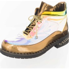 Costo Shoes K427 Gökkuşağı Rahat Geniş Kalıp Kadın Bot