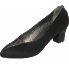 Costo Shoes KDR1019 Siyah Süet Büyük Numara Kadın Ayakkabısı Rahat Geniş Kalıp Yeni Sezon