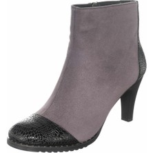 Costo Shoes K716 Gri Büyük Numara 11 Pont Büyük Numara Kadın Bot Rahat Geniş Kalıp Şık Tasarım