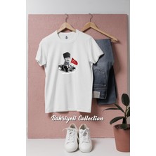 Oversize Mustafa Kemal Atatürk  Tasarımlı Unisex T-Shirt