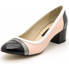 Costo Shoes 5673 Siyah Rugan Büyük Numara Kadın Ayakkabıları