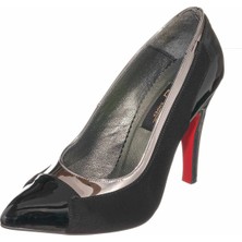 Costo Shoes KDR1020 Siyah Üst Kalite Deri 13 Pont Özel Seri Büyük Numara Kadın Ayakkabısı