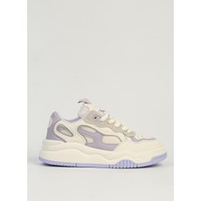 Benetton Beyaz Lila Kadın Spor Ayakkabı Ithal BNI-11571