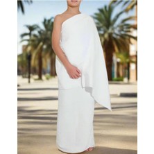Tawlu Çocuk Ihram Seti | Pamuk | 90 x 150 cm | + Kemer | Organik | 2 Parça | Paketli|