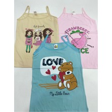 Ays 3lü Kız Atlet Set 1000-2