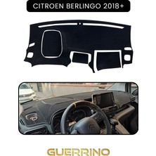 Cıtroen Berlingo 2018+TORPİDO Koruma Halısı Siyah Kenar