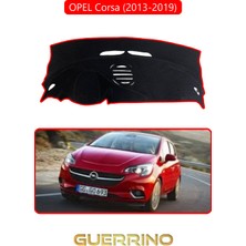Opel Corsa (2013-2019)TORPİDO Koruma Halısı Kırmızı Kenar