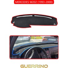 Mercedes W202 1993-2000TORPİDO Koruma Halısı Kırmızı Kenar