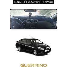 Renault Clio Symbol 2 Kapaklıtorpido Koruma Halısı Siyah Kenar