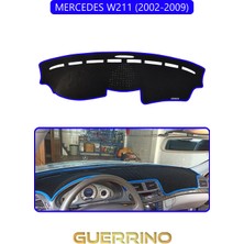 Mercedes W211 2002-2009TORPİDO Koruma Halısı Mavi Kenar