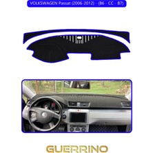 Volkswagen Passat (2006-2012) - (B6/cc; ) B7TORPİDO Koruma Halısı Mavi Kenar