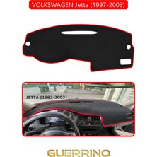 Volkswagen Jetta (1997-2003) Torpido Koruma Halısı Kırmızı Kenar